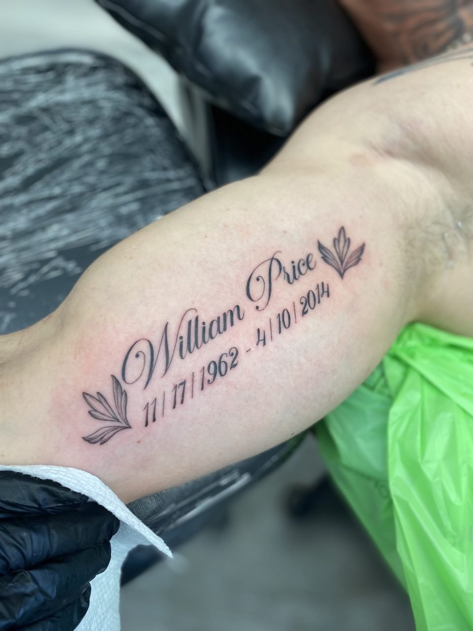 Lettering by Mike Brown